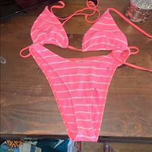 Body glove pink bikini set